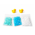 Twee mini badeendjes + steentjes