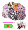 Halloween Diamond Painting - Onderzetters (set C)